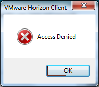 Unable to logon as current user